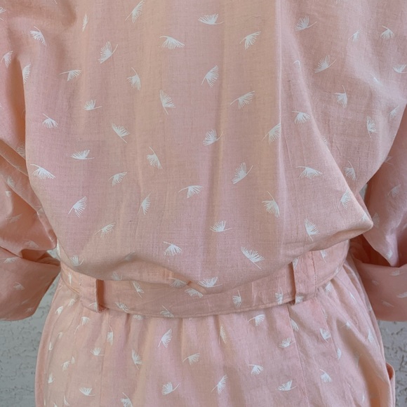 Vintage Virgo II Peach Belted Dress - Picture 8 of 10